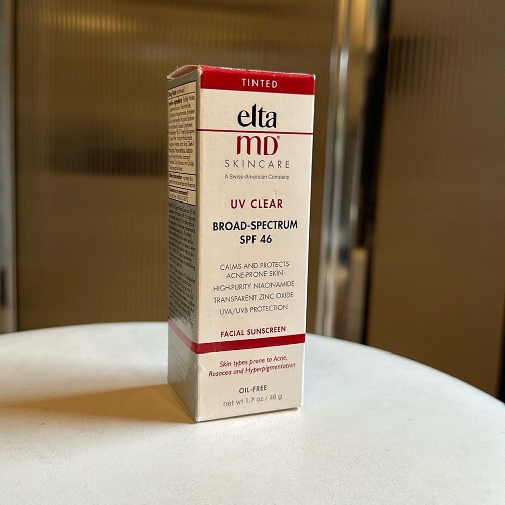 NIB Elta MD UV Clear SPF 46 - Tinted. Exp 02/2026